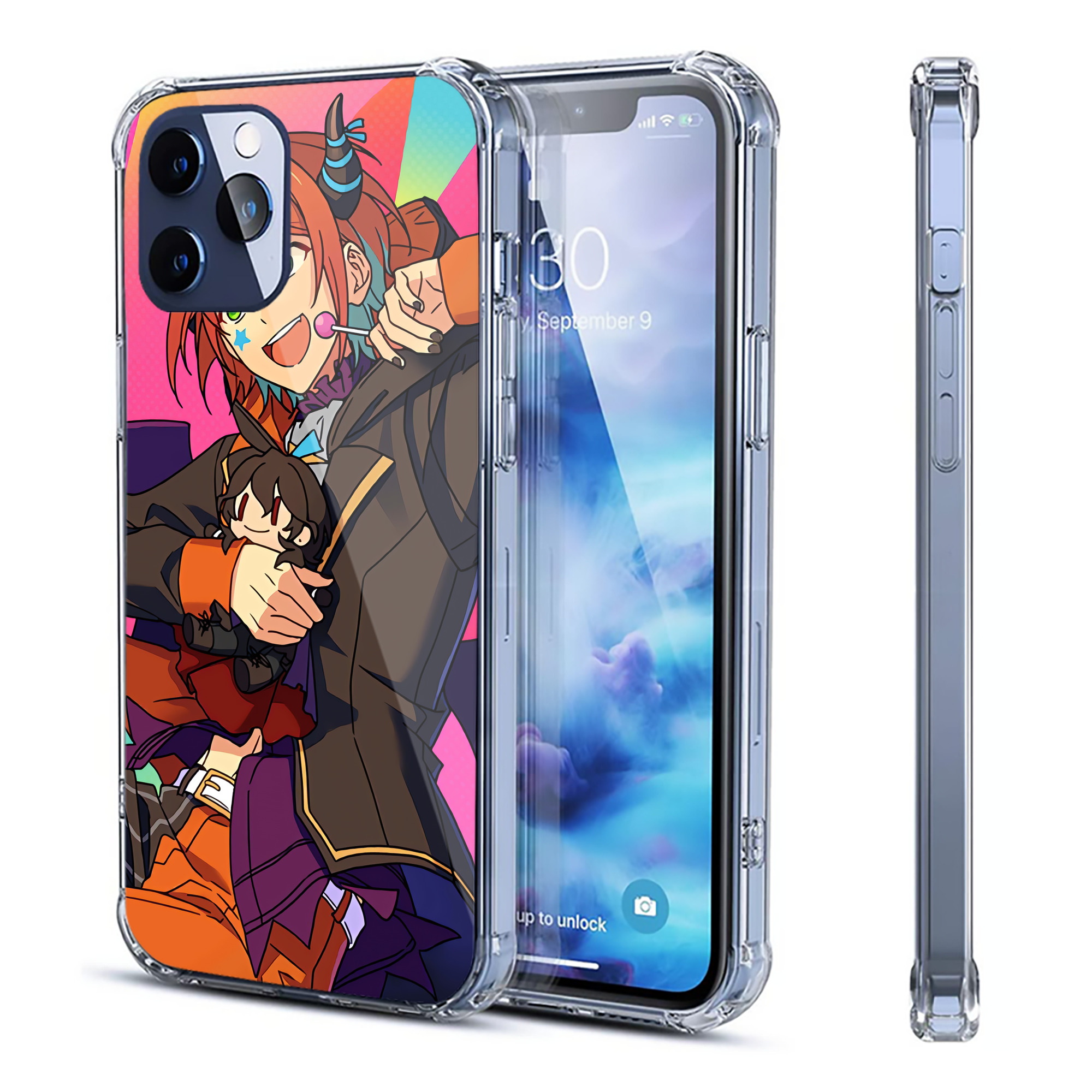（画像用） あんさんぶるスターズ! Ensemble Stars 【iPhone 12シリーズ対応】透明スマホケース（クリアソフトケース）